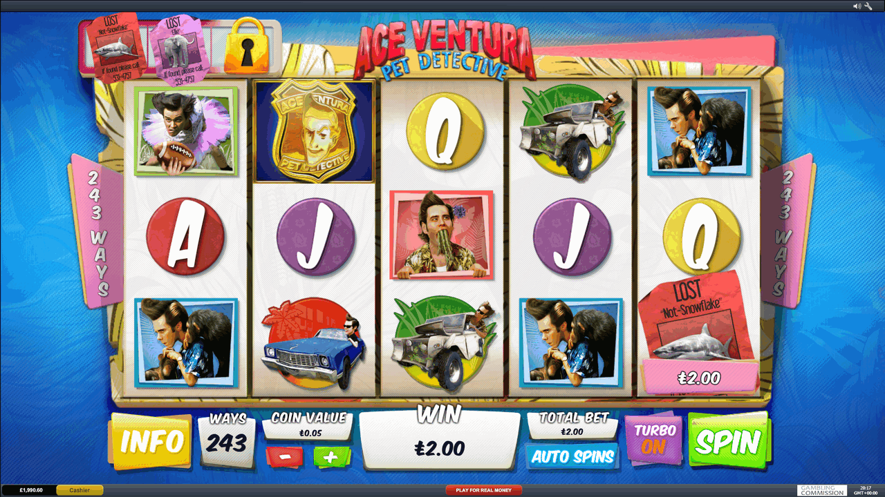 Slot machine online Ace Ventura